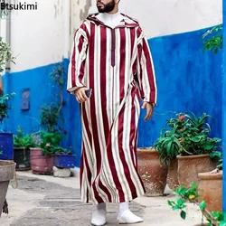 Ropa musulmana para hombres, caftán, batas, Pakistán, étnico tradicional, suelto, Oriente Medio, Thobe, Kurta, Abaya árabe, vestido turco, Dubai, Islam