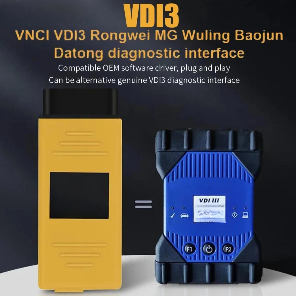 Vnci Vdi3 For Rongwei Mg Wuling Baojun Datong Diagnostic Interface Support Doip And Canfd Protocol,fit For Saic Group Software