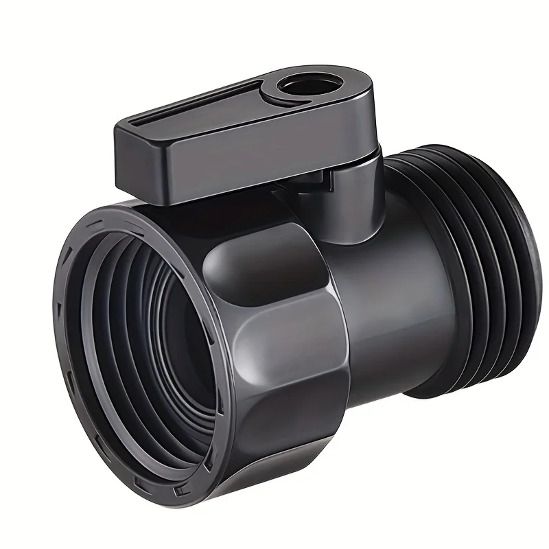 3pcs Limiting Water Pipe Valve Switch Garden Hose Shut-Off Valve Kit Water Ball Valve Connector For 3/4inch Water Pipe Connector