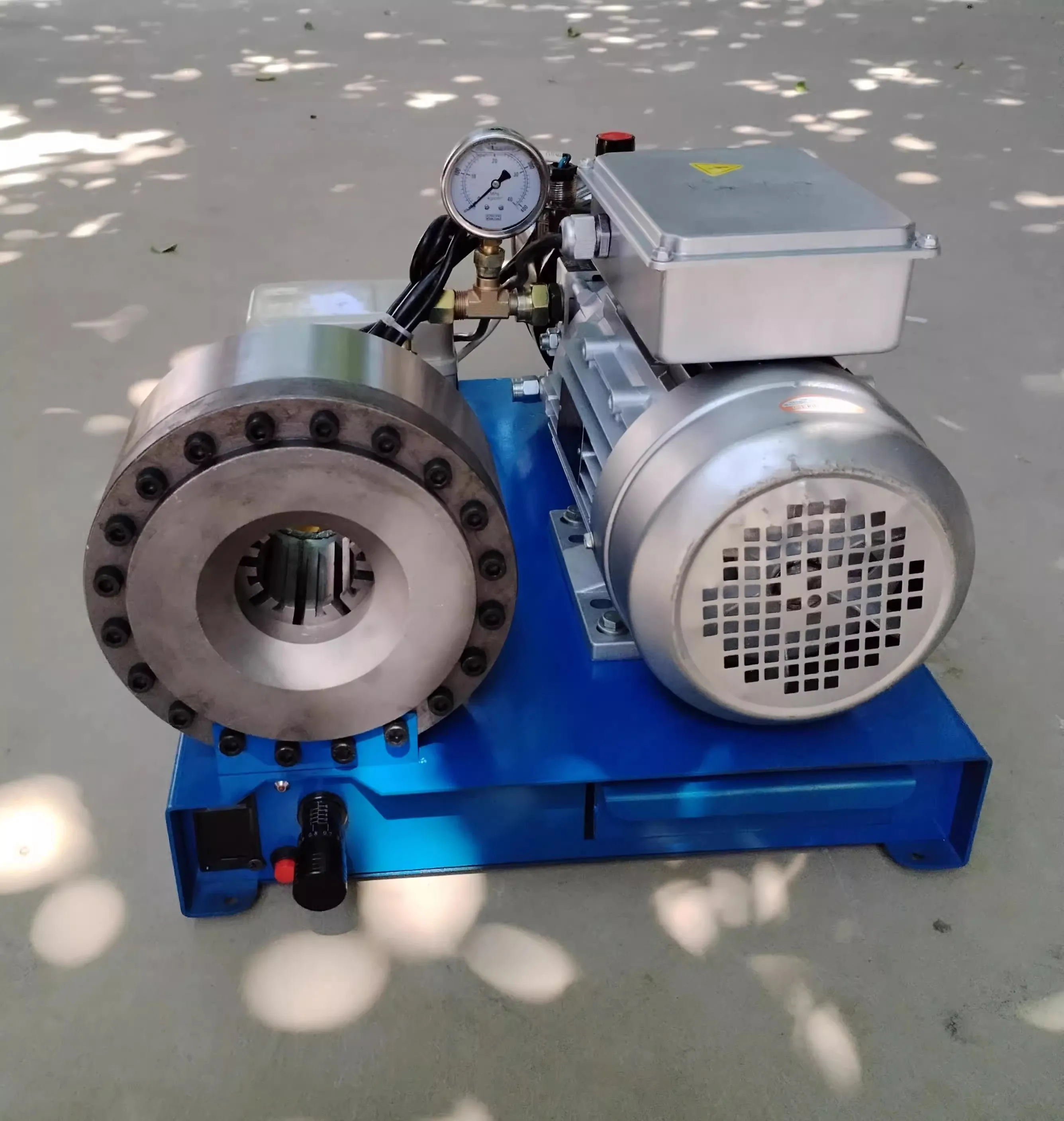 Máquina prensadora de manguera hidráulica, máquina de encogimiento eléctrica de 2,2 kW, 10-31mm, máquina prensadora de manguera hidráulica de tubería de aceite de alta presión