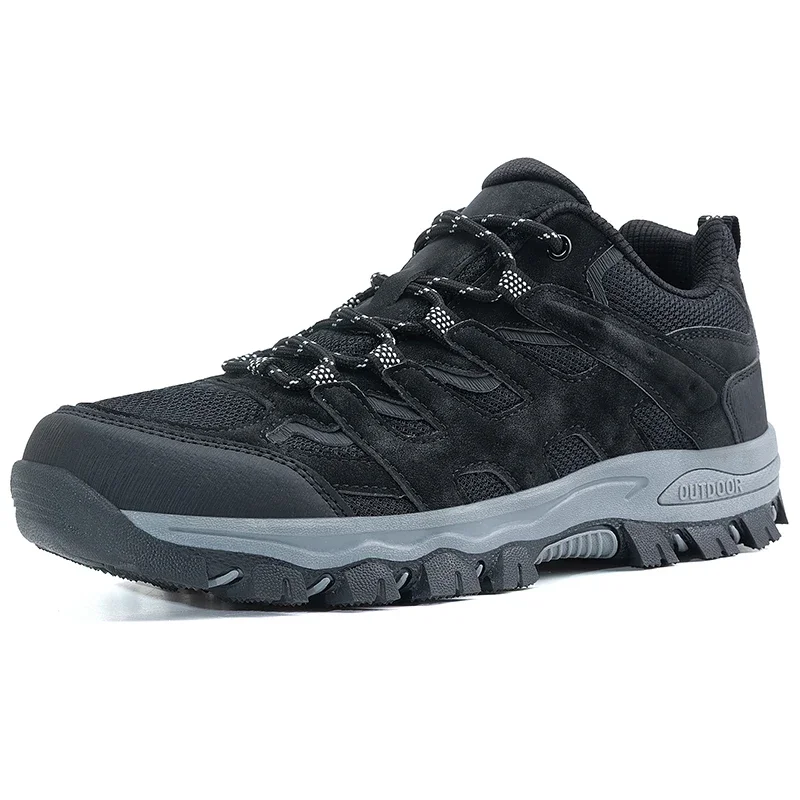 

Outdoor Hiking Shoes Fashion Waterproof Hiking Shoes Men's Climbing Shoes Anti-collision Fashion Outdoor Casual Lace-up Sneakers