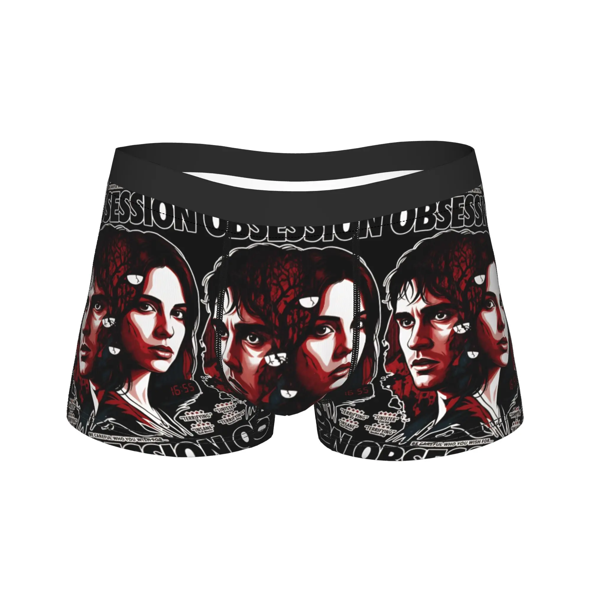 Sous-vêtements pour hommes Obsession Movie Nikki, caleçons boxeurs amusants, culottes en polyester pour homme, S-XXL