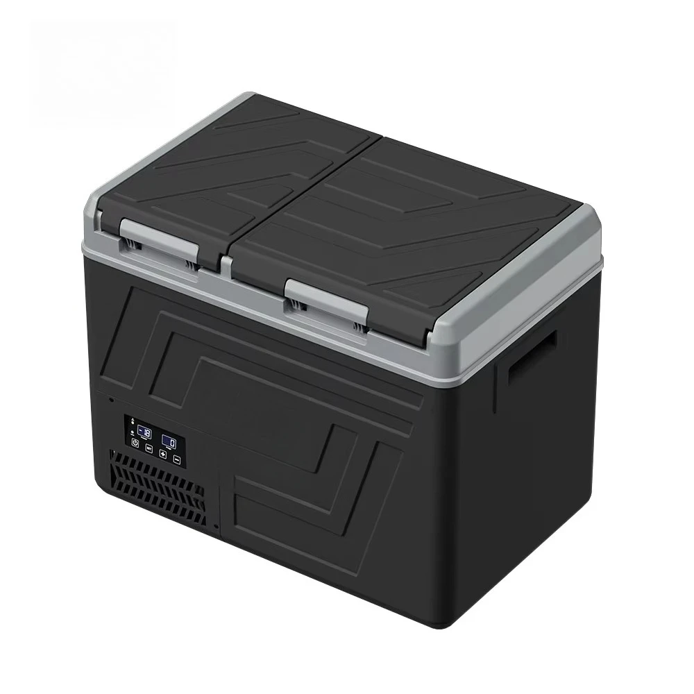 Top-rated Electric App Control Dual Temperature Reverse Door Shockproof 47-Liter Portable Refrigerator