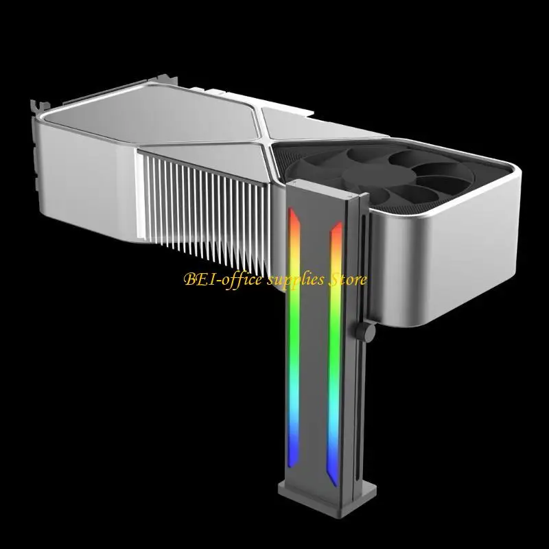 

A9LC Height Adjustable ARGB GPU Support Bracket Sliding Up and Down GPU Stand