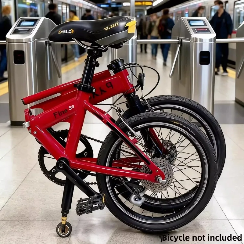 Falträder Hilfsrad Schnellspanner Rundrohr Parken Universal Fahrradrad Innendurchmesser über 28 mm Fahrradteile