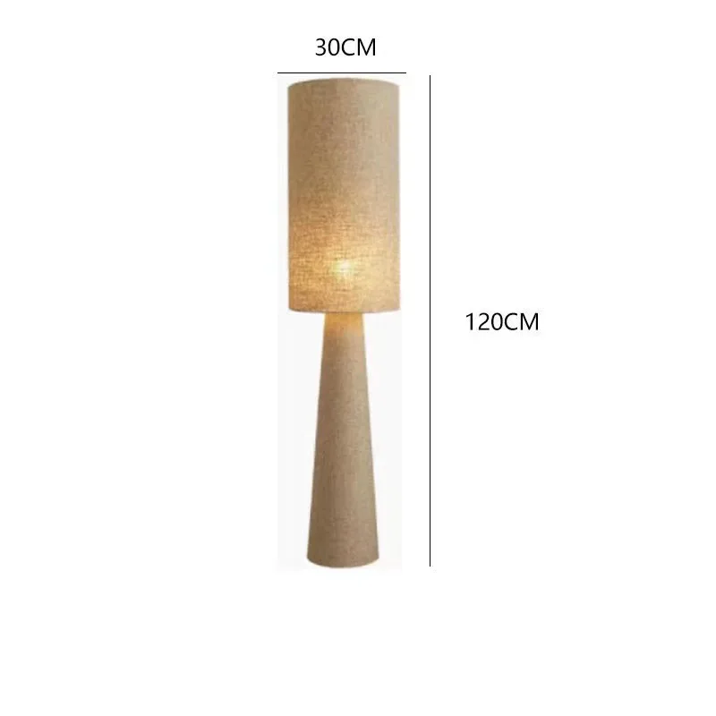

Living Room Bedroom Balcony Metal DuPont Paper Floor Lamp