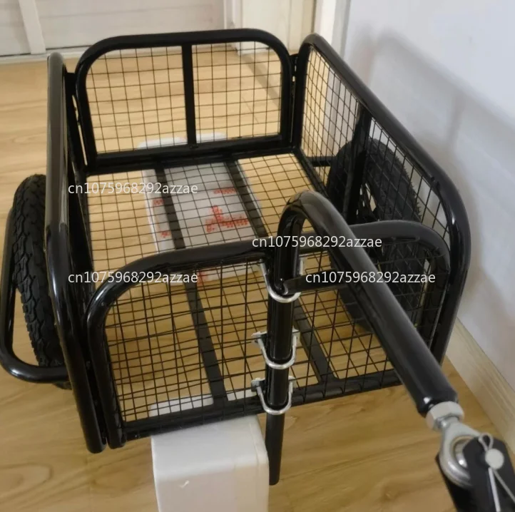 Motor Bicycle Rear Trailer Cart  Electric Motorcycle Rear Hitch Cart, Factory Direct Dropshipping High Conversion