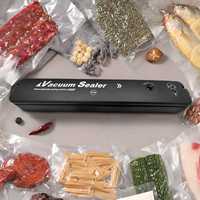 220V EU Plug Food Vacuum Sealer Packaging Machine with Free 10pcs Vacuum bags Household Kitchen Food Vacuum Sealing