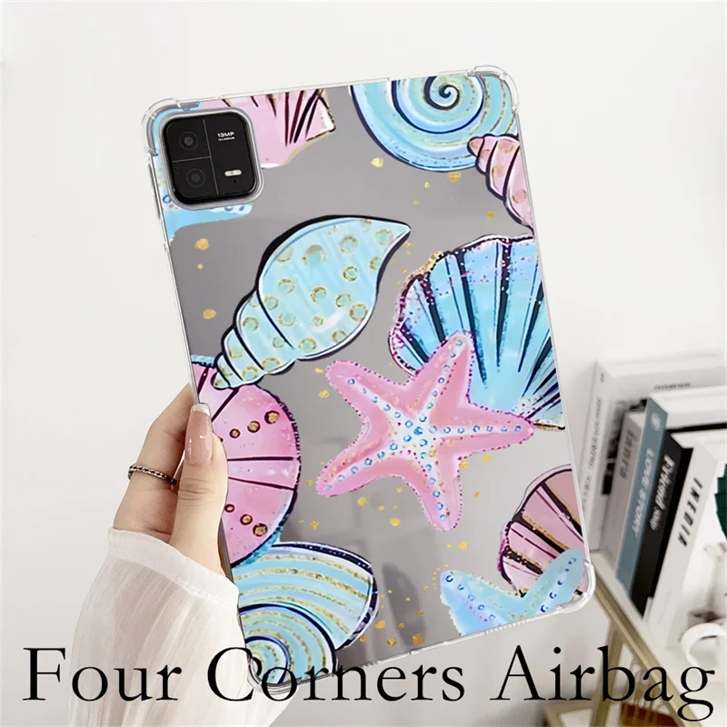 Ocean Elements Colorful Shell Tablet Case for Xiaomi Mi Pad 5 6 Pro Tablet Cases For  Redmi Pad SE 11 2023 10.6 Soft TPU Cover