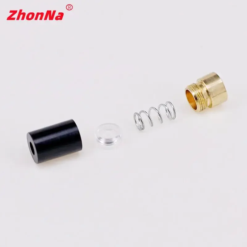 5.6mm Laser Diode Housing 6X12mm Shell Spring with Metal 200nm-1100nm Collimating Lens DIY for LD Module BrassCase Material1pcs