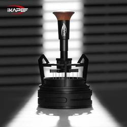 IKAPE V3 Espresso Rotary WDT, Espresso Stirrer Distribution Tool for Barista, 0.25MM 12 Needles Coffee Stirrer with Stand