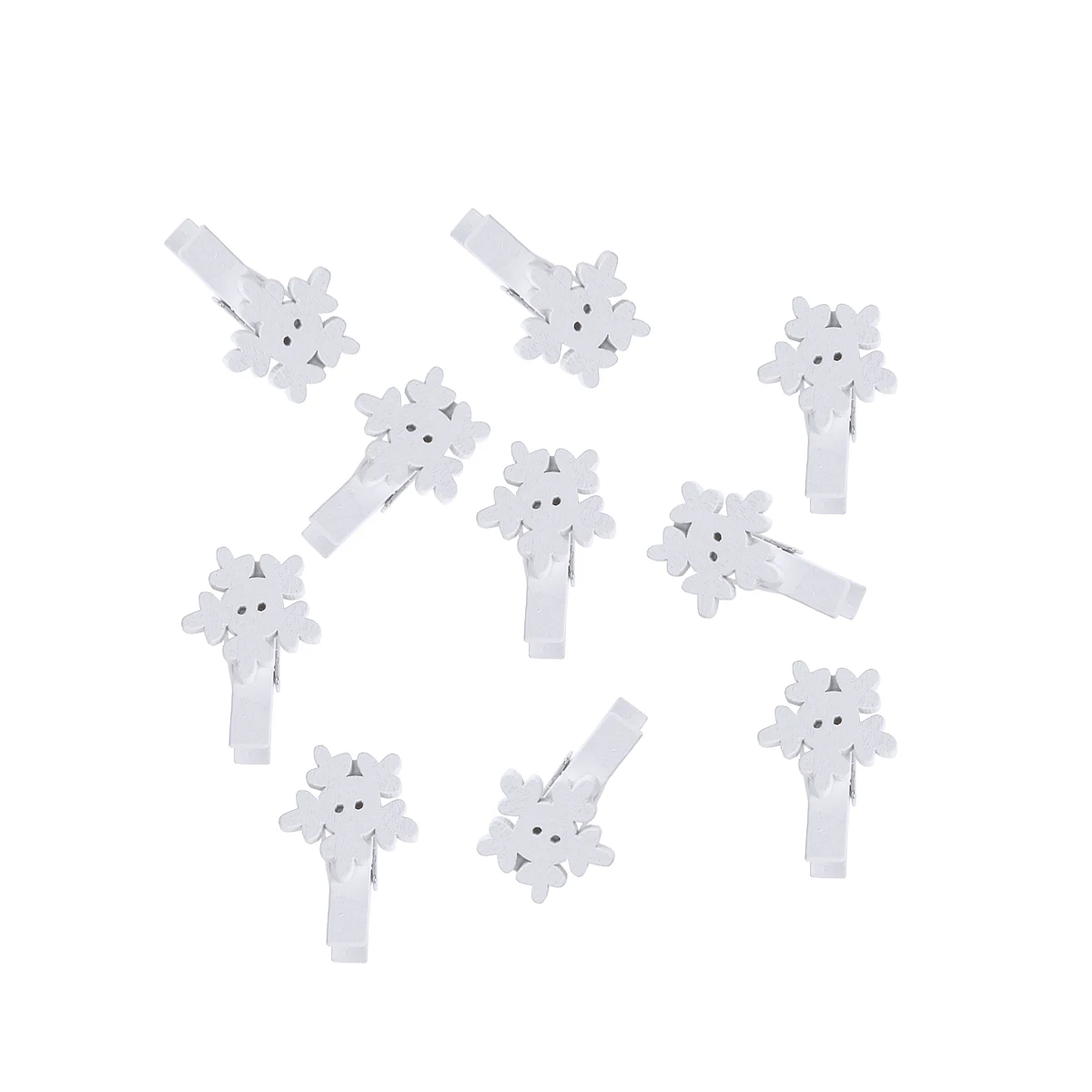 

30pcs Holders for Memo Christmas Wooden Photo Clips Clips Card Decoration Christmas Photo Home Office Storage