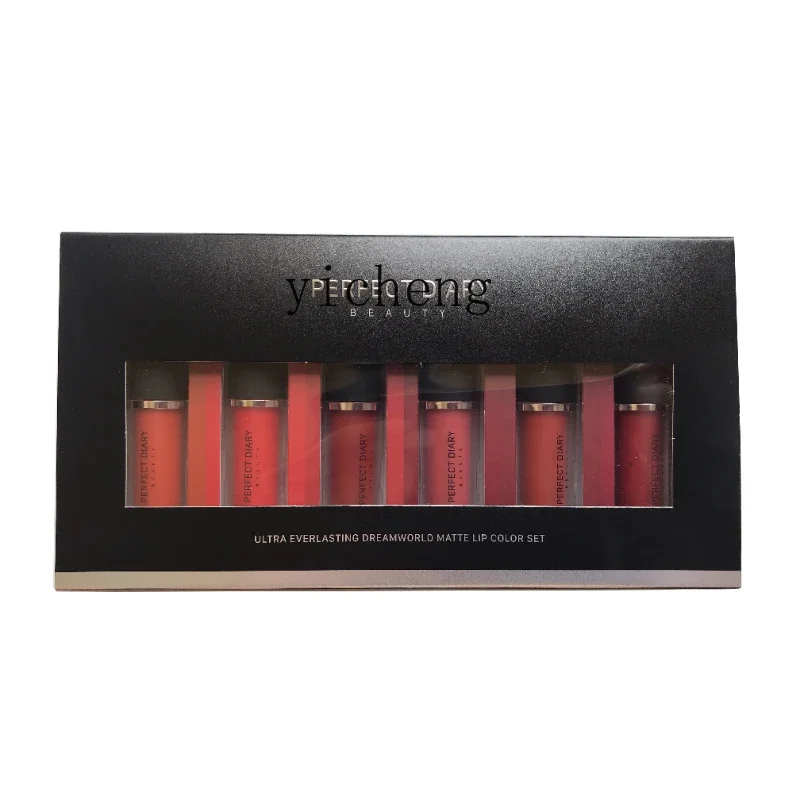 

XL Matte Lip Gloss Mini 6 Gift Boxes Matte Lasting Series Liquid Lipstick