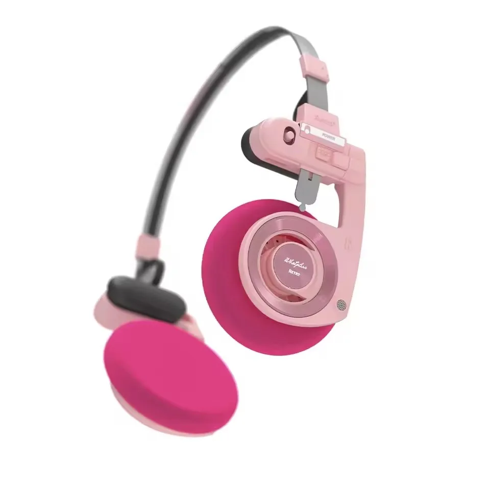 WhatPlus Retro ワイヤレスヘッドホン 2026 WhatPlus RETRO R3 Bluetooth イヤホンヘッドウォーンワイヤレス