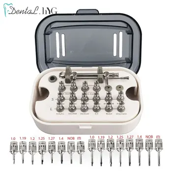 High Quality Screwdriver Tools Dental Implant Torque Wrench Ratchet 10-70NCM with Drivers or Wrench Kit