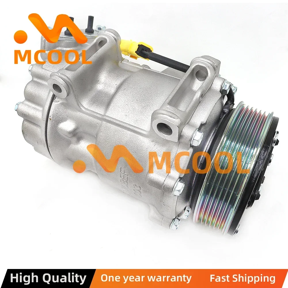 AUTO AC Compressor Air Conditioning For Peugeot 1.6 2012 307 308 807 607 406 Citroen C4 Berlingo 6453QN 6453QL 6453ZA 9825868180