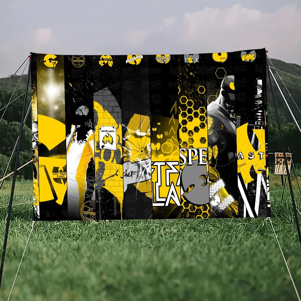 Hip Hop flag For Picnic Art Home Decoration Party Outdoor Camping W-Wu-Tang Music Clan Banner