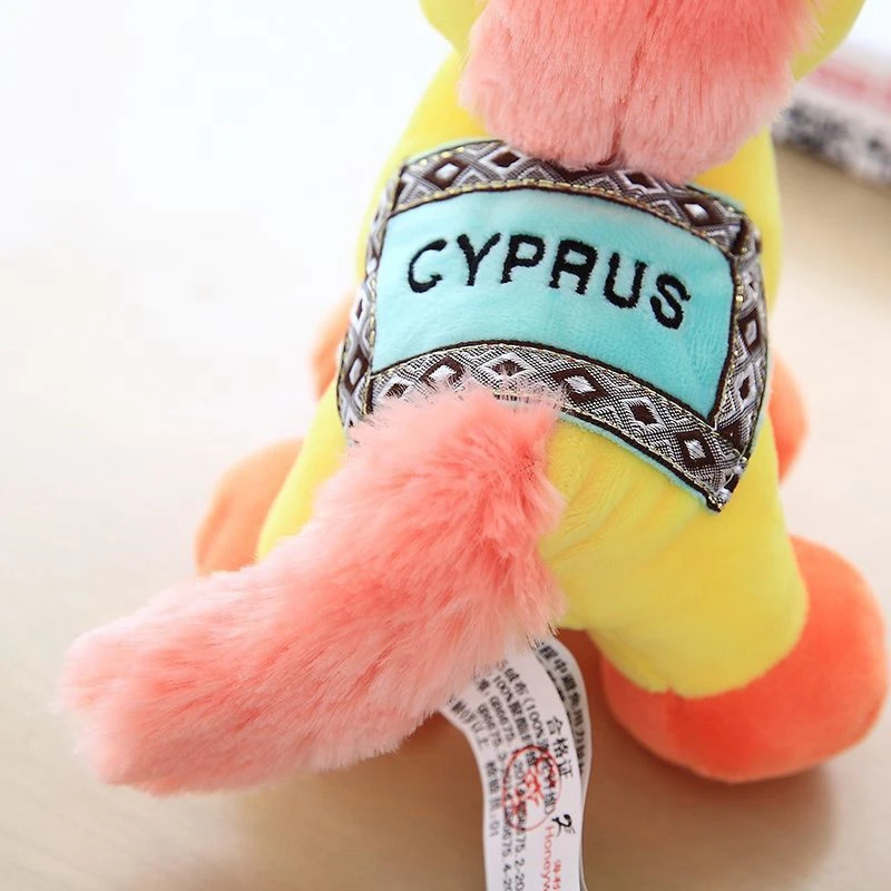 20 センチメートルカラフルなポニーぬいぐるみかわいい漫画短足ポニースロー枕人形子供の誕生日やクリスマスギフト