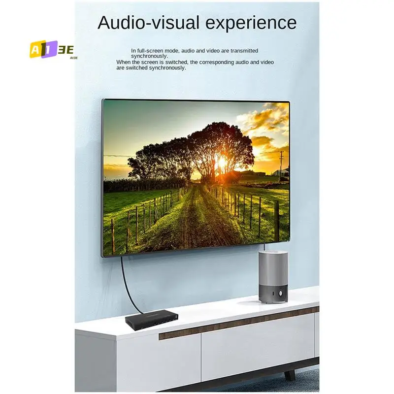 

A13E-4K, 30 Гц, 1080P, совместимый переключатель, 5 режимов, поддержка переключателя, 3D-многоэкранный переключатель, простая установка, вилка европейского стандарта
