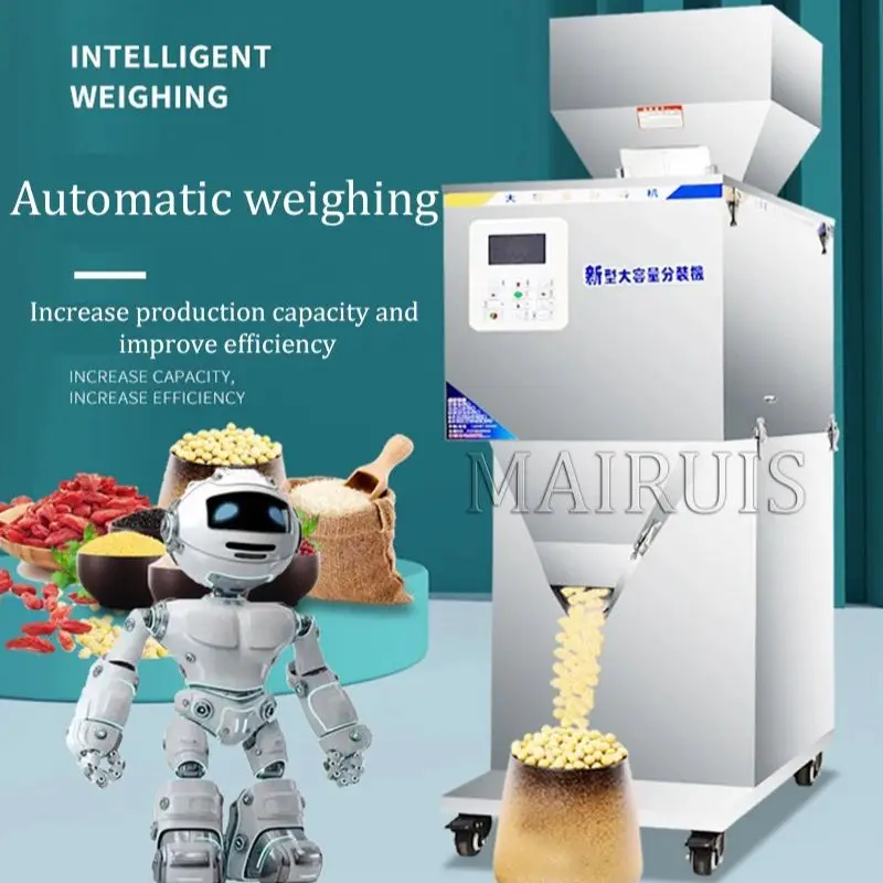 

Automatic Bag Powder Filler Particle Weighing Filling Machine For Tea Seeds Grains Food Packing Machine