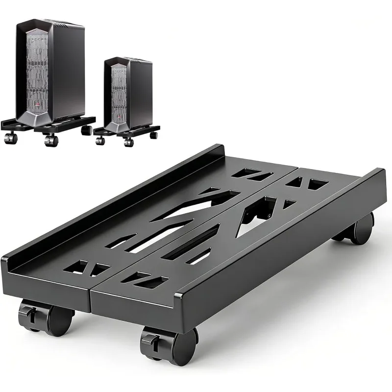 

Pc Stand for Floor, Adjustable Computer Tower Stand for Carpet,Mobile CPU Stand with 4 Rolling Caster Wheels, PC Tower Stands