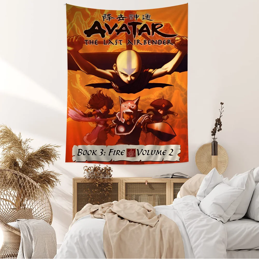 Avatar The Last Airbender Whitepaper Chart Tapestry For Living Room Home Dorm Decor Art Home Decor