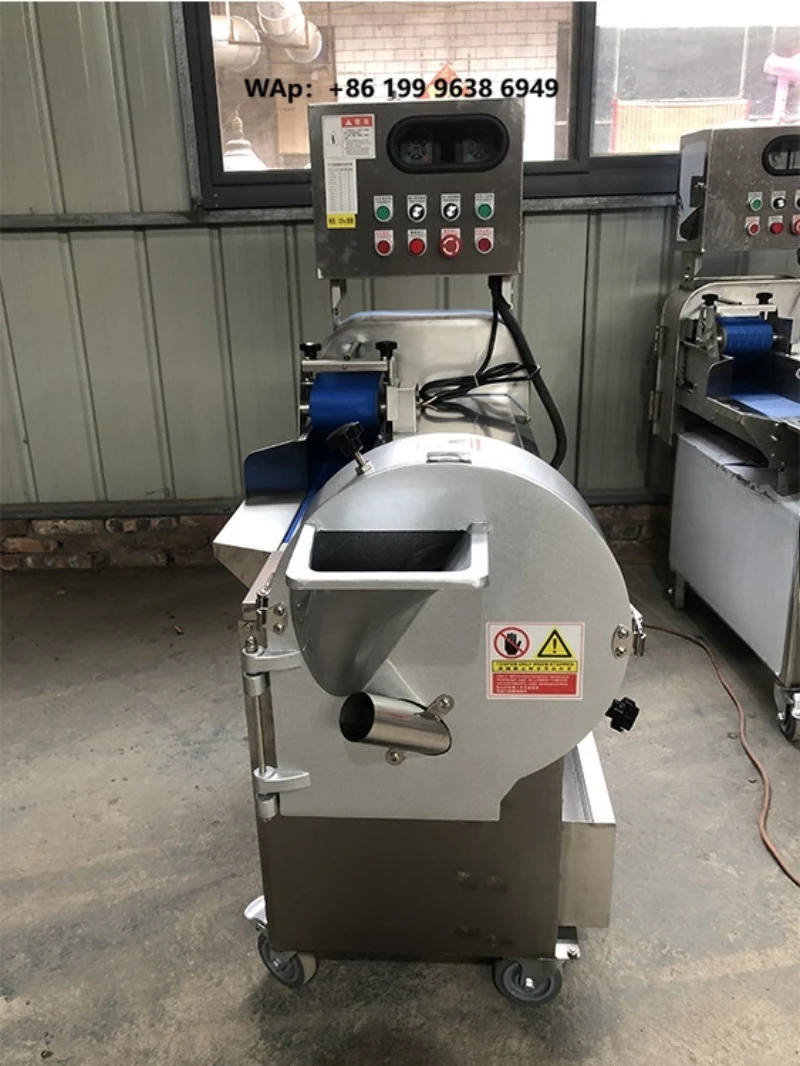 Industrial Automatic Commercial Vegetable Dicer Vegetable Cutter Sweet Potato Chips Green Onion Onion Chopper Slicer Machine
