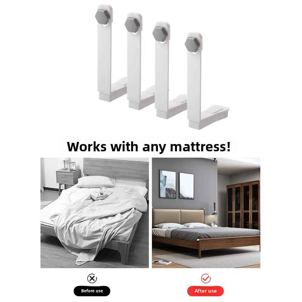 No-Needle Safety Invisible Bed Sheet Corner Clip Mosquito Net Cover Fixed Plastic Clamp Secure Bedding Anti-Skid Quilt Holder
