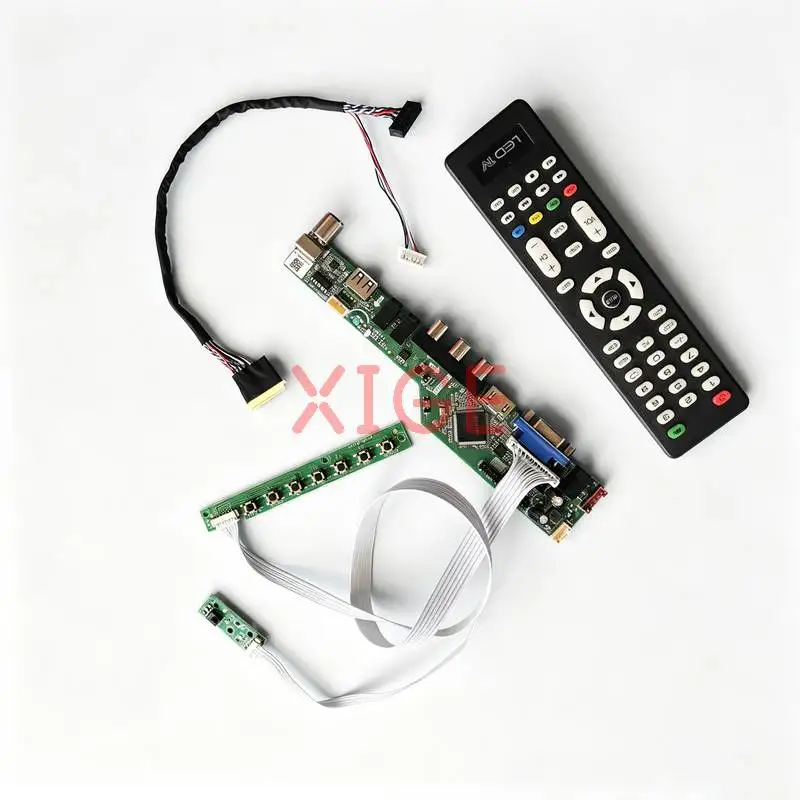 

Controller Board Fit B140RW03 N140FGE B140RW02 LTN140KT01 Laptop Display Screen LVDS-40Pin 1600x900 1600*900 USB+AV+VGA+HDMI Kit