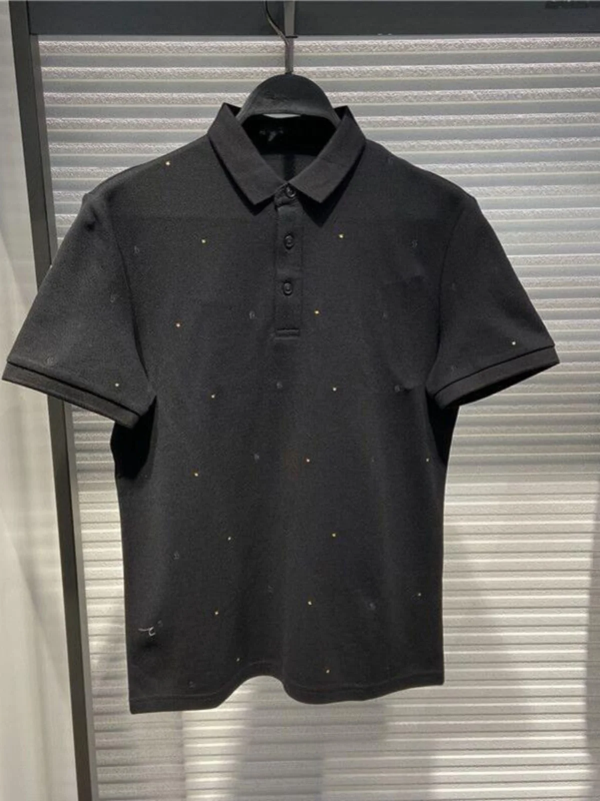 

Модная футболка с вышитым воротником iTiNS: повседневная, молодежная, приталенная, летняя