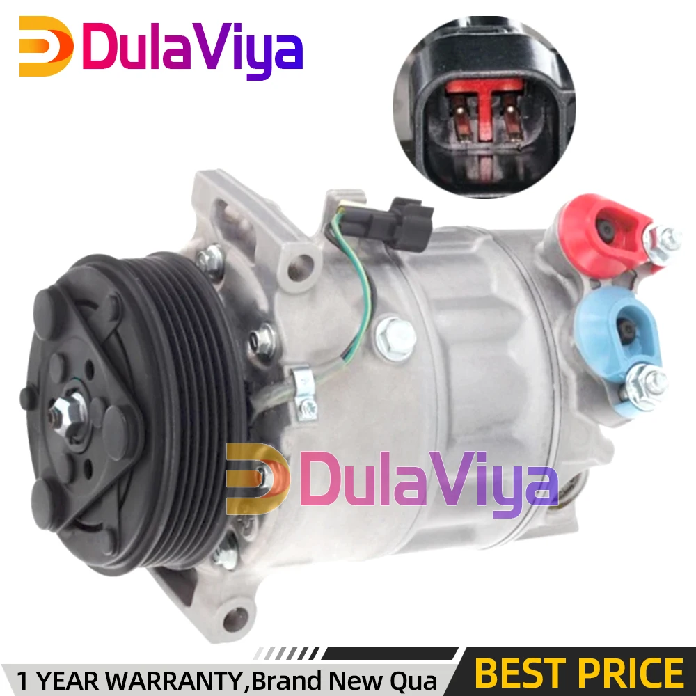 

Air Conditioning AC Compressor with Clutch For Volvo V40 V50 V60 V70 1.6 D2 36000962 36001128