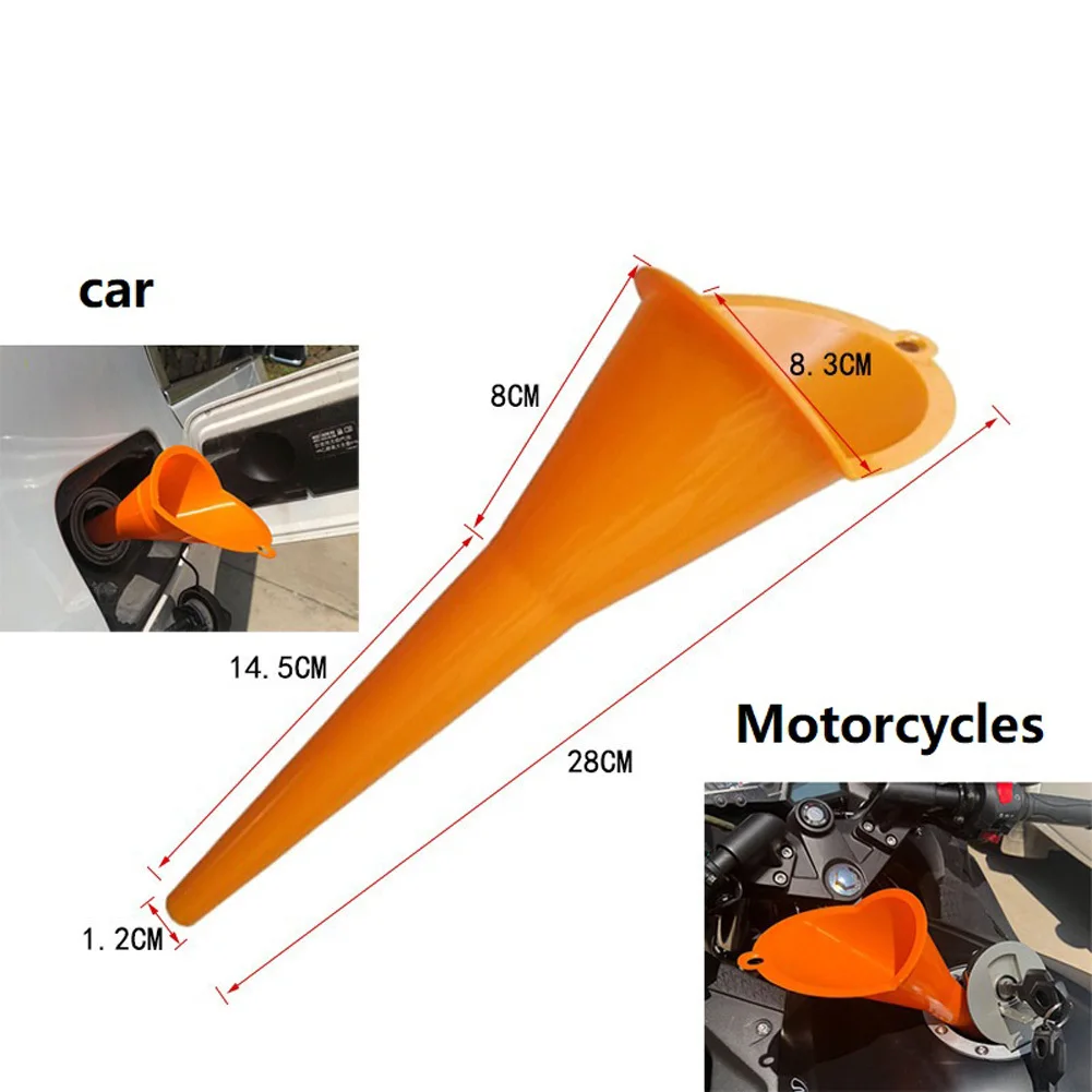 Universal Flexible Oil Draining Funnel Tool Spill Saver Multi-Purpose Funnel Reusable Automotive Flex Funnels For Motorcycles