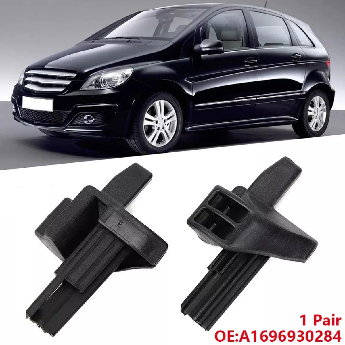 1Pair Parcelshelf Plastic Clips For Mercedes-Benz W169 A-Class W245 B Class A1696930284 A16969302849051 Auto Fastener Interior