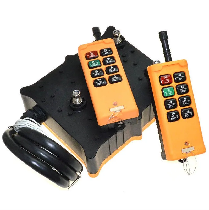 2 Speed 2 Transmitters 8 Channels Truck Hoist Crane Winch Radio Remote Control System Controller