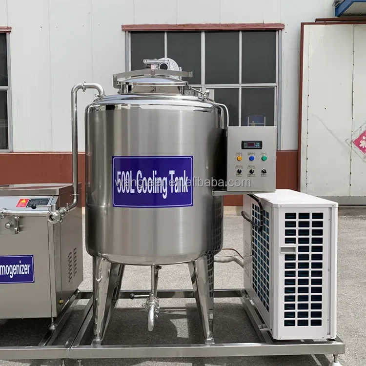 300L 500L آلات الألبان خط البسترة خزان التبريد آلة الزبادي الصناعية التجارية #4