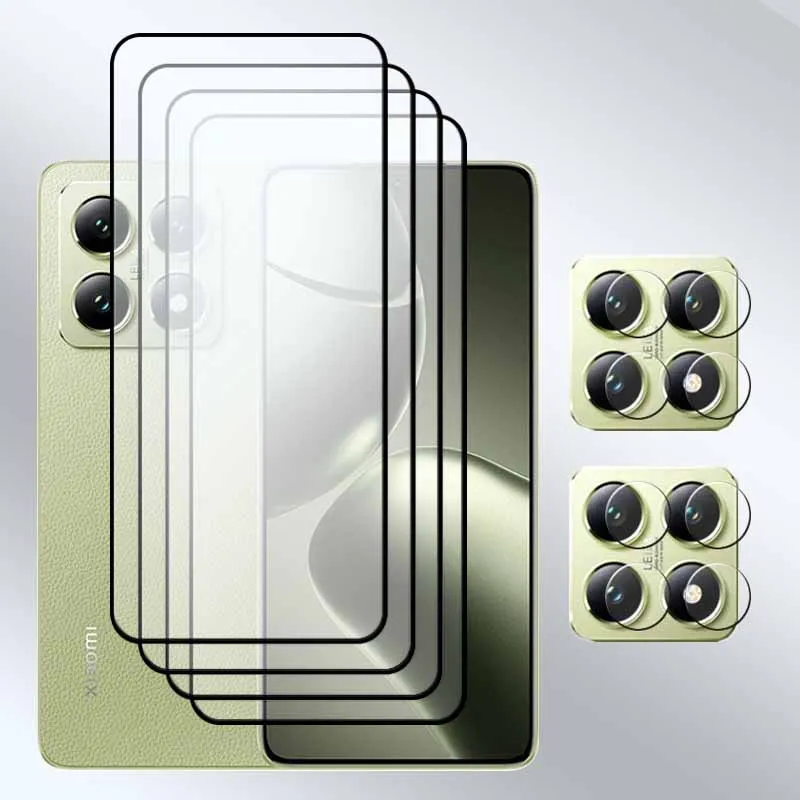 

Upgrade Full Cover Glass For Xiaomi 14T Pro 14T Screen protector 9H Anti-Scratch Front glass 14T Pro Soft lens film