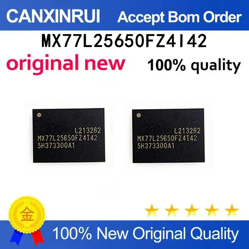 (5pcs-100pcs）Brand new original MX77L25650FZ4I42 QFN spot chip