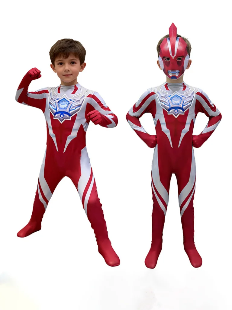 Disfraz de Superhéroe para Niños, Estilo Halloween, Mono Ajustado para Espectáculos, Atuendo Genial para Fiestas de Niños