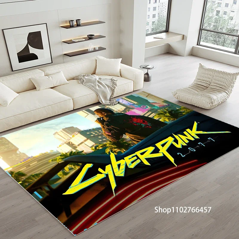 Game Punk Science fiction Carpet Kitchen MatEntrance Doormat Bedroom Floor Decoration Living Room Carpet Bathroom Anti-slip Rug