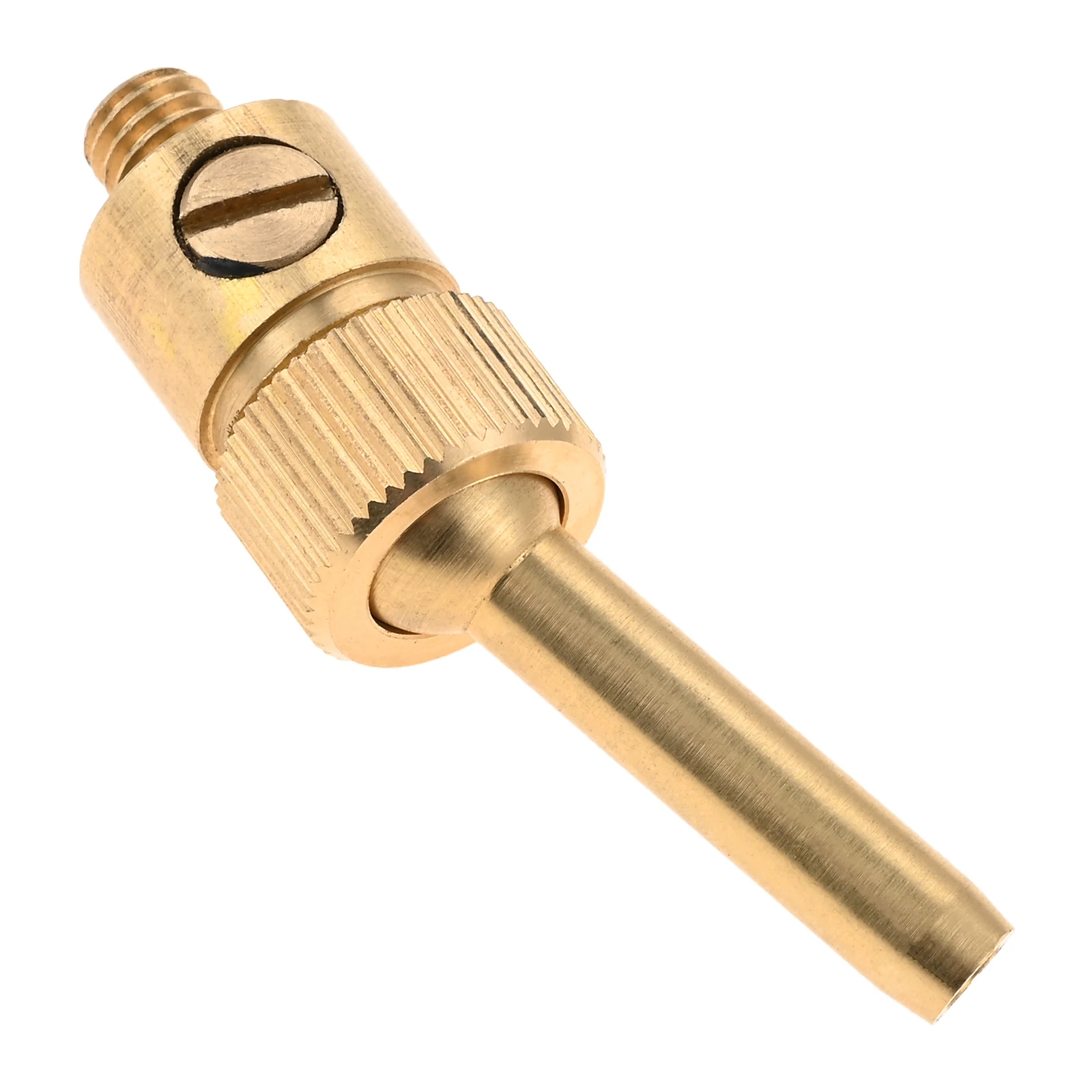 1Pc Brass Fountain Nozzle M8 for Garden Pond Adjustable Straight Water Spray Head 4mm Outlet 0-3.5m Height Corrosion Resistant