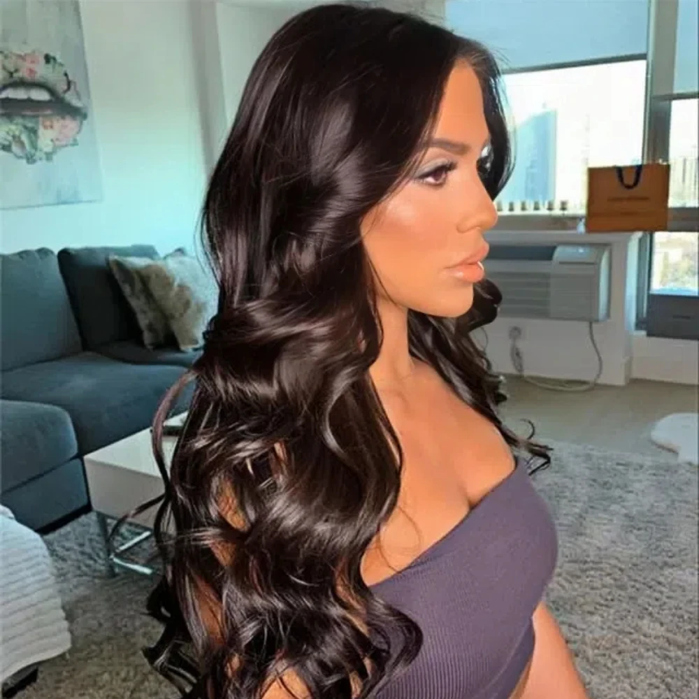

Brazilian Glueless Human Hair Wig for Black Women Straight Bleached 7x5 Body Wigs Bone Nodded 100% Remi Hair