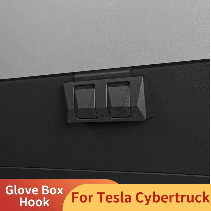 

ABS Glove Box Hook for Tesla Cybertruck 2024-2026 Interior Decoration Multi-Purpose Car Hook Vehicle Modification Accessories
