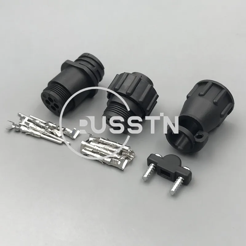 1 Set 4 Way 182658-1 182919-1 206153-1 182647-1 206060-1 206062-4 Car Sensor Connector Aviation Socket AC Assembly For SMT