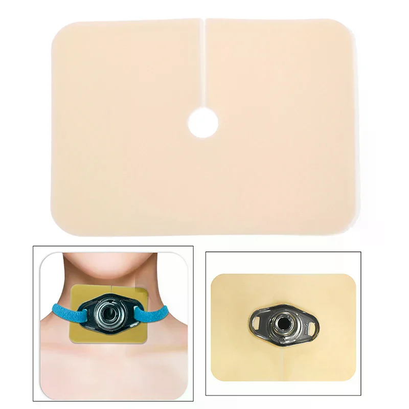 1 قطعة الطبية مريحة القصبة الهوائية فائقة النعومة تثبيت القصبة الهوائية أنبوب وسادة الشاش #3