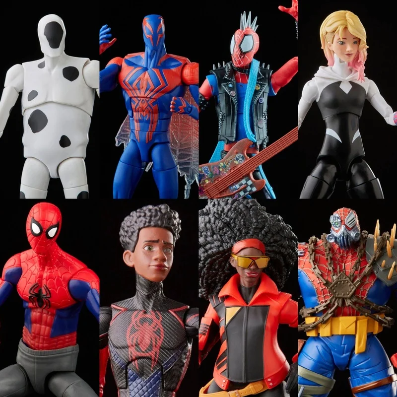 

Marvel Legends series Spiderman anime Figure Spider-Man Across The Spider-Verse Peter B.Parker Jessica Drew Figure PVC Gift Toys