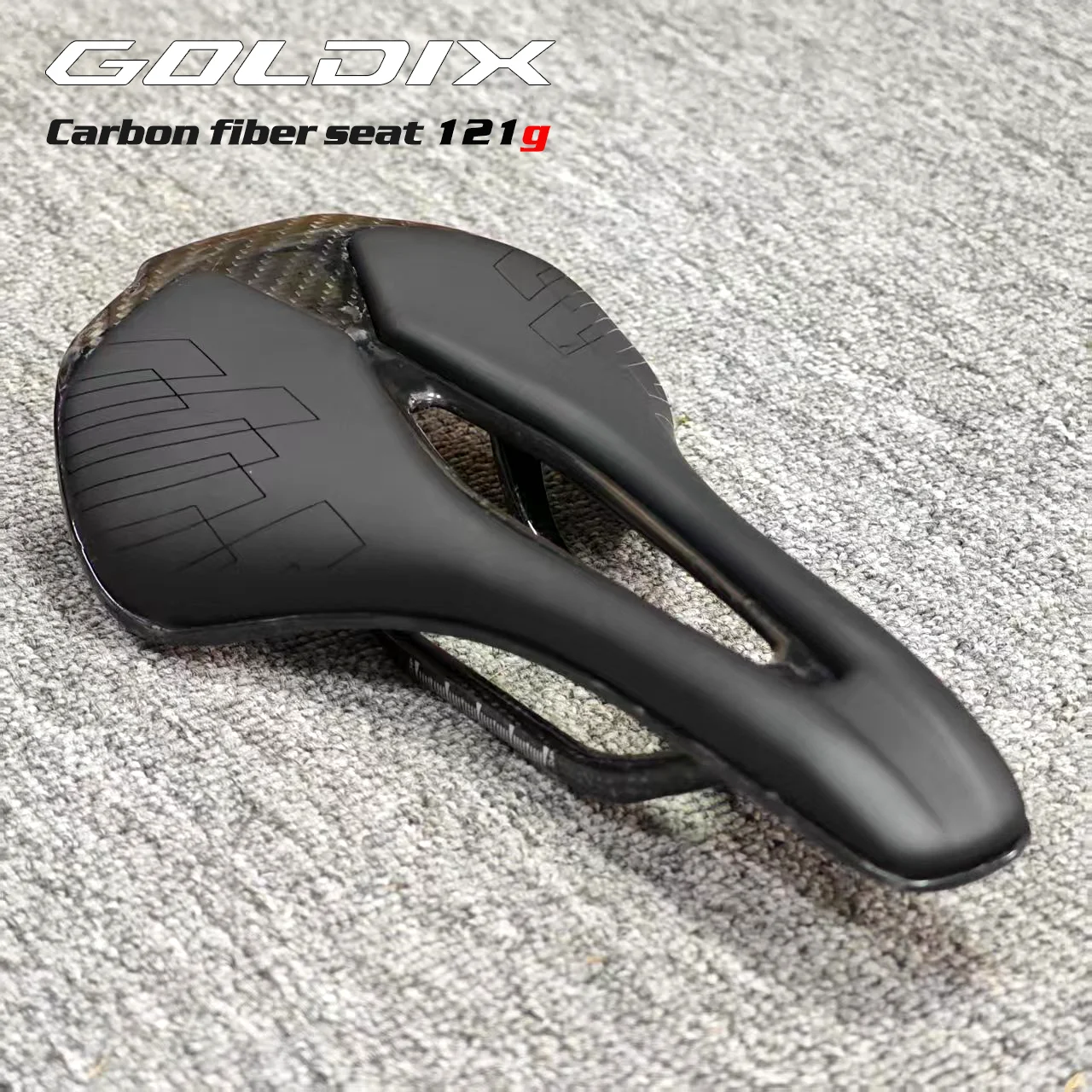 

GOLDIX bicycle carbon fiber PU leather saddle ultralight road mountain bike racing saddle bicycle seat bicycle seat accessories