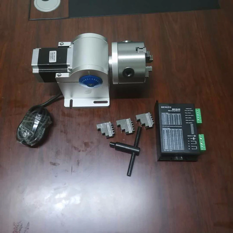D80 Marking Machine Rotary Shaft Marking Machine Rotary Fixture Laser Engraving Machine Rotary Stepper Motor