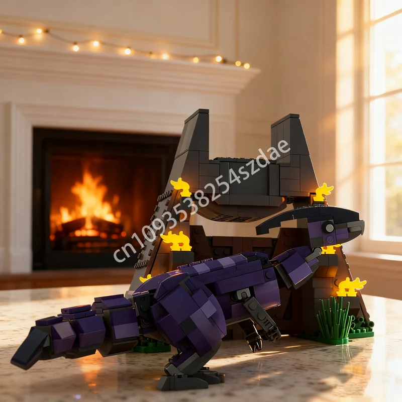 

292pcs MOC Camp Cretaceous Bioluminescent Jurassic Model Building Blocks Christmas Gift Assemble Toy DIY Creative Brick Kids