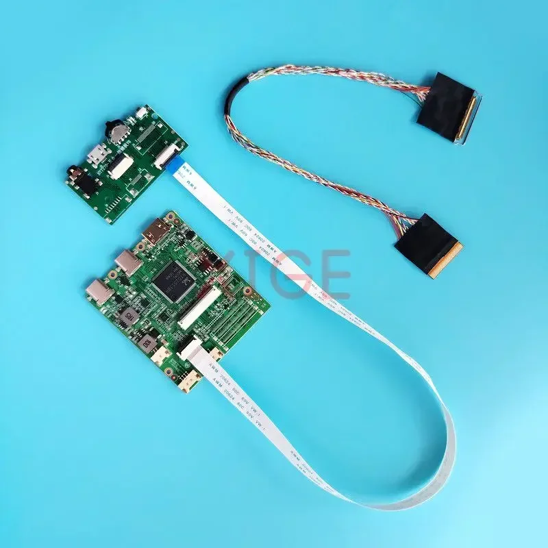 Zestaw DIY płyta kontrolera sterownika dla LP156WH4(TL) LP156WH4-TLN1 15.6 "TYPE-C 40-Pin LVDS USB-C Mini-HDMI 1366x768 ekran laptopa