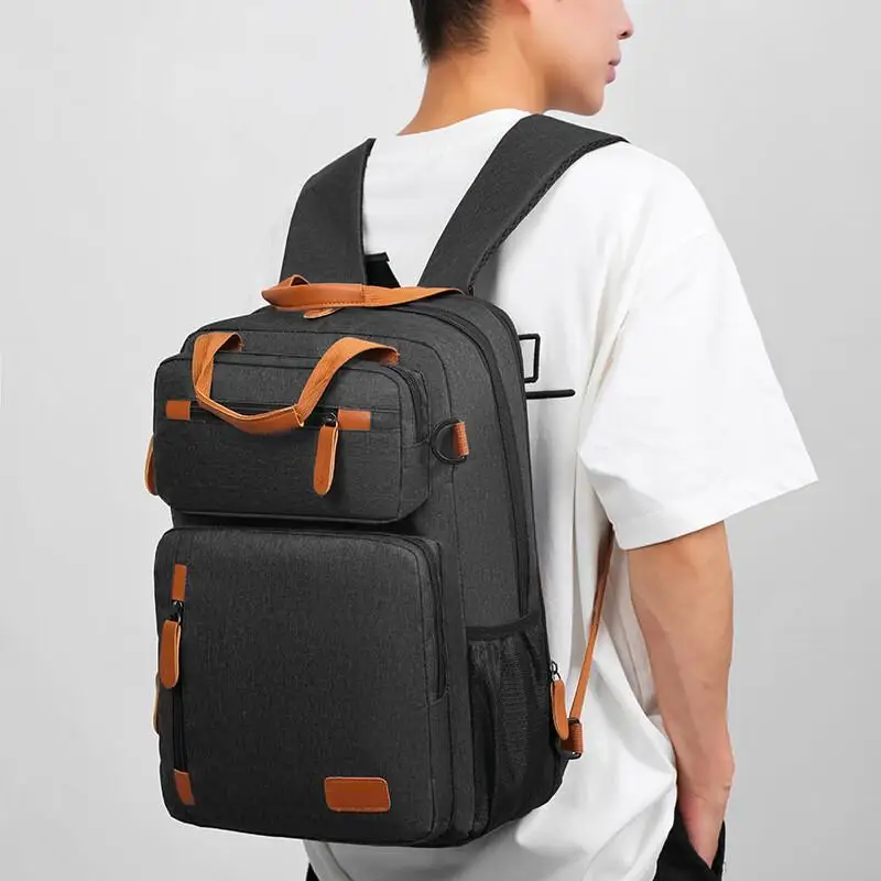 

Men's Business New Fashionable Large Capacity Travel Backpack Storage Casual Multi Functional Laptop Waterproof Handsome Handbag